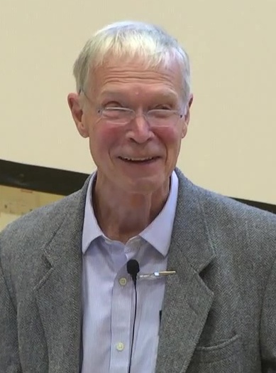 John J. Hopfield（约翰·J·霍普菲尔德）的彩色肖像